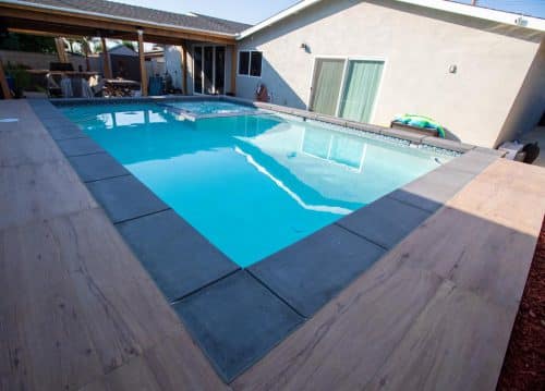 backyard pool and spa - orange county