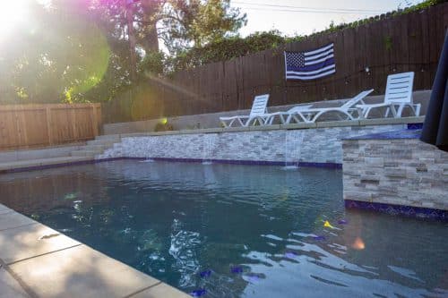custom backyard pool design