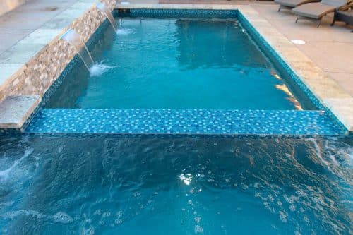 Chino Hills multi-layer spa and swimming pool design