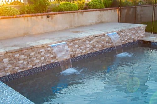 Chino Hills residential spa and swimming pool design