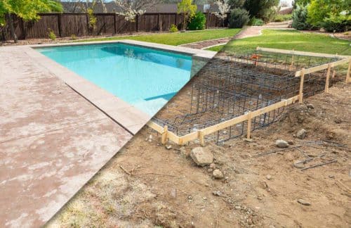 California pool construction process