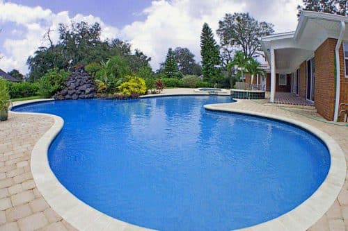 modern california pool design