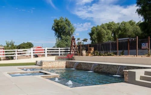 Orange County modern pool design