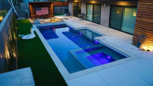 custom backyard pool
